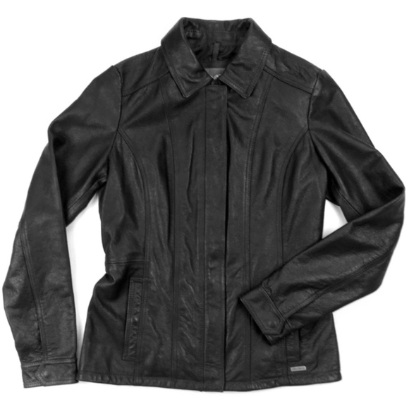 [SOLD] Eddie Bauer Tall Stine Leather Jacket | MT - Picture 3 of 7